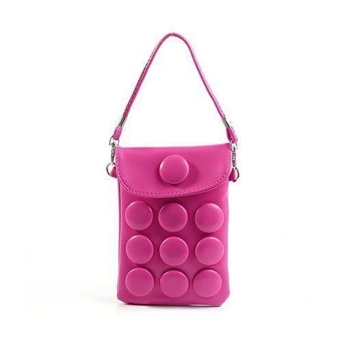 Button Bag Kuuma Pinkki Smartphone Suojatasku