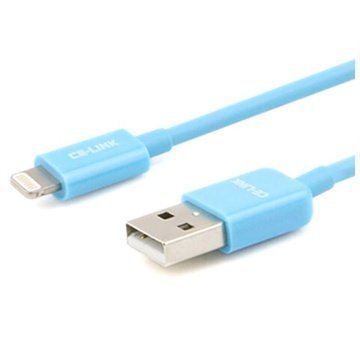 CE-LINK Lightning USB kaapeli iPhone 6 / 6S iPad Pro iPad Mini 4 -laitteille Sininen