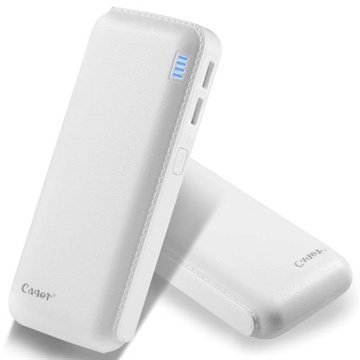 Cager B16 Kaksois-USB Ulkoinen Akku / Virtapankki 11000 mAh Valkoinen