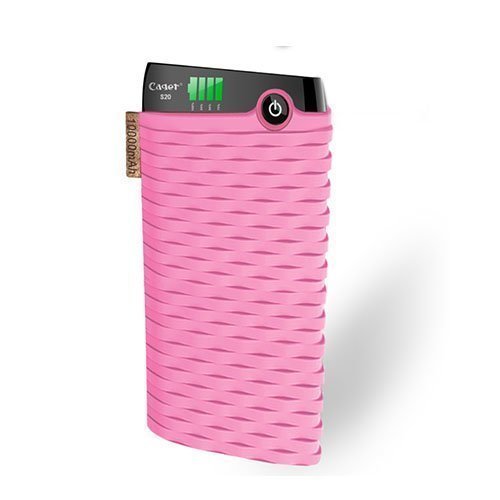 Cager S20 10000mah Kaksois-Usb Varavirtalähde Älypuhelimille Pinkki