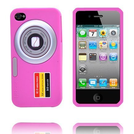 Camcase Kuuma Pinkki Iphone 4s Suojakuori