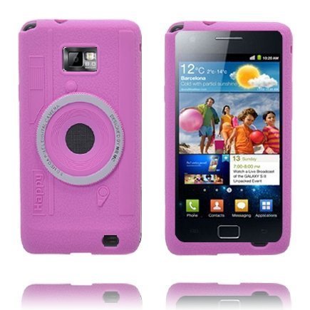 Camera Case Pinkki Samsung I9100 Galaxy S2 Suojakuori