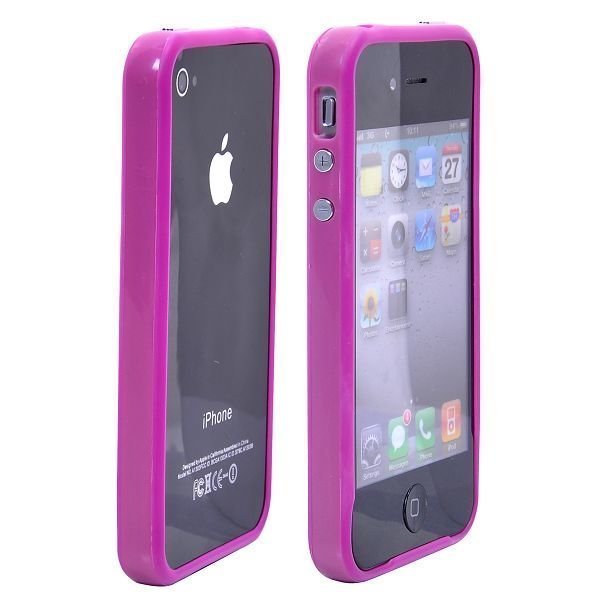 Candy Color Bumper Violetti Iphone 4s Suojakehys