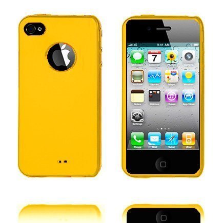 Candy Colors Keltainen Iphone 4 Silikonikuori