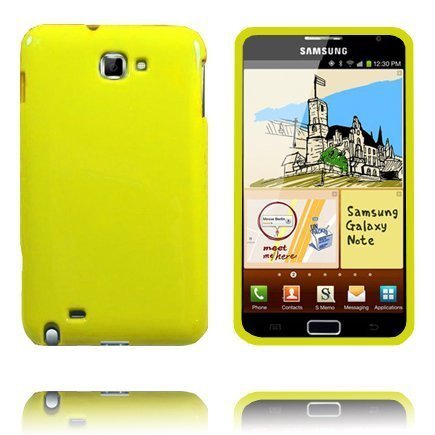 Candy Colors Keltainen Samsung Galaxy Note Silikonikuori
