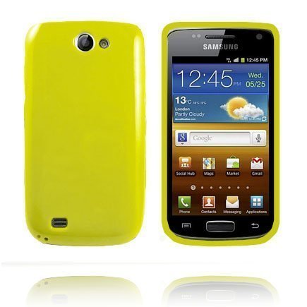 Candy Colors Keltainen Samsung Galaxy W Silikonikuori