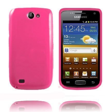 Candy Colors Kuuma Pinkki Samsung Galaxy W Suojakuori