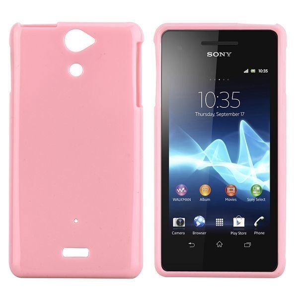 Candy Colors Pinkki Sony Xperia V Suojakuori