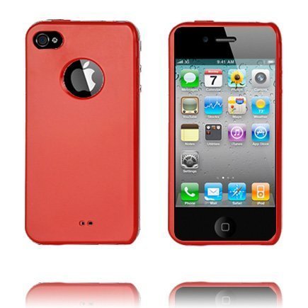 Candy Colors Punainen Iphone 4 Silikonikuori