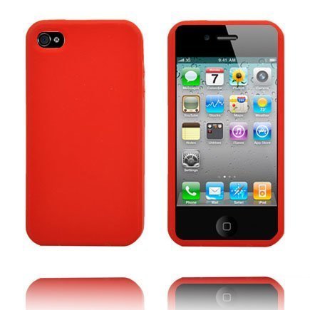 Candy Colors Punainen Iphone 4s Silikonikuori
