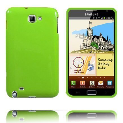 Candy Colors Vaaleanvihreä Samsung Galaxy Note Silikonikuori