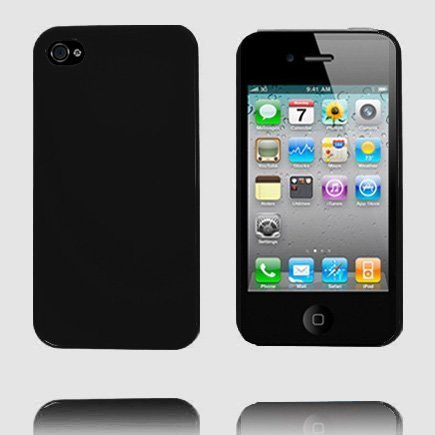 Candy Hard Shell Musta Iphone 4s Suojakuori