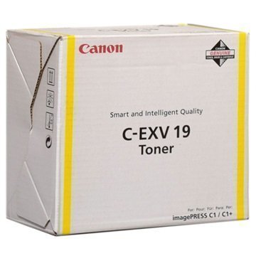 Canon C-EXV 19 Toner 0400B002 Keltainen