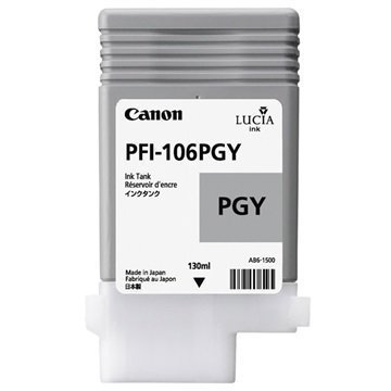 Canon PFI-106PGY Mustepatruuna 6631B001 Valokuva Harmaa