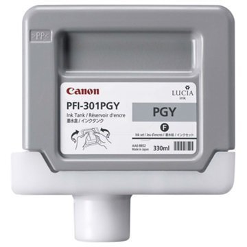 Canon PFI-301PGY Mustepatruuna 1496B001 Valokuva Harmaa