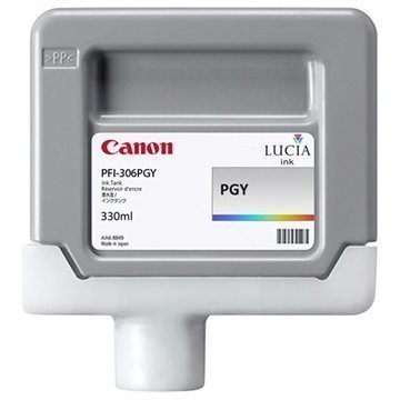 Canon PFI-306PGY Mustepatruuna 6667B001 Valokuva Harmaa