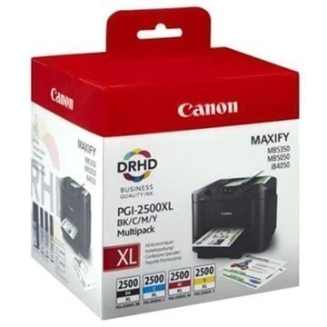 Canon PGI-2500XL Mustepatruunapaketti 9254B004 4 Väriä