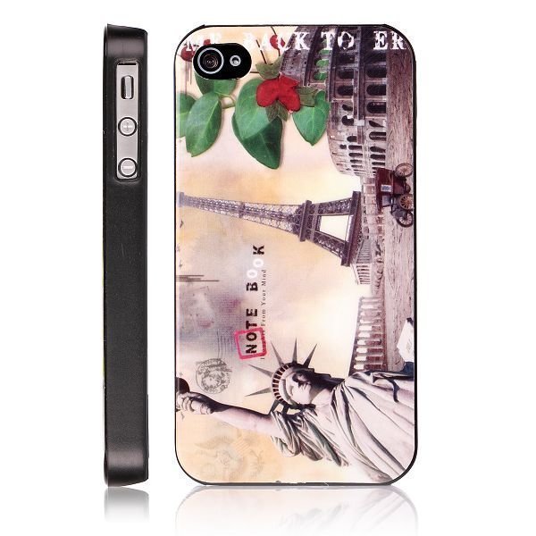 Capitalcase Ny Paris Roomah Iphone 4 / 4s Suojakuori