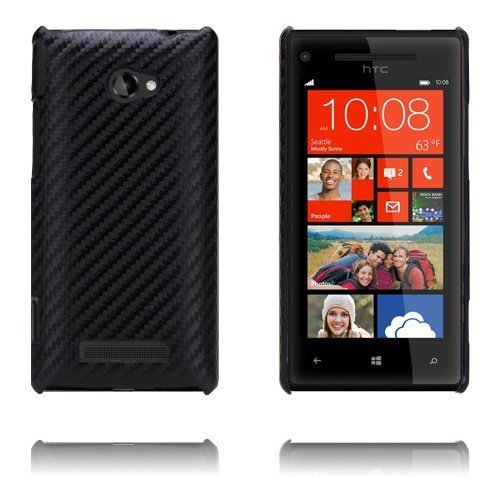 Carbon Musta Htc 8x Suojakuori