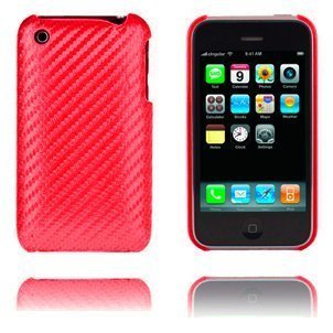 Carbon Punainen Iphone 3g / 3gs Suojakuori