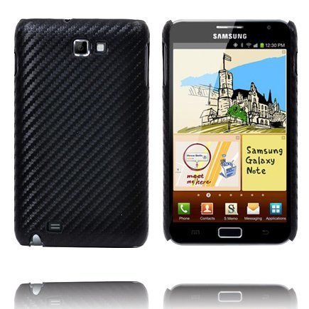 Carbonite Musta Samsung Galaxy Note Suojakuori
