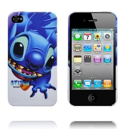 Cartoon Iphone 4 Suojakuori Sininen Stitch