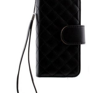 Case Folio for Samsung Galaxy S4 Mini Quilted Black