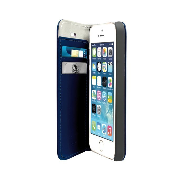 Case SBS BOOKLET iPhone 5 ja 5S sininen