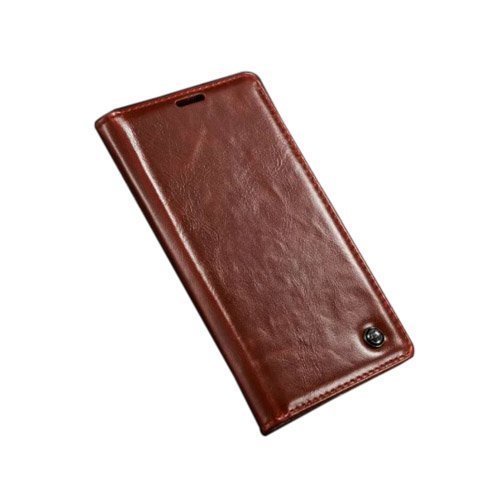 Caseme Sony Xperia Z3+ Nahkakotelo Punainen