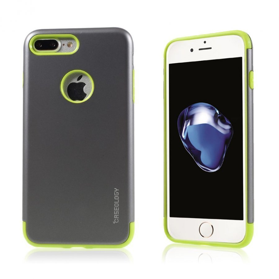 Caseology Iphone 7 Plus Joustava Hybridi Muovikuori Harmaa