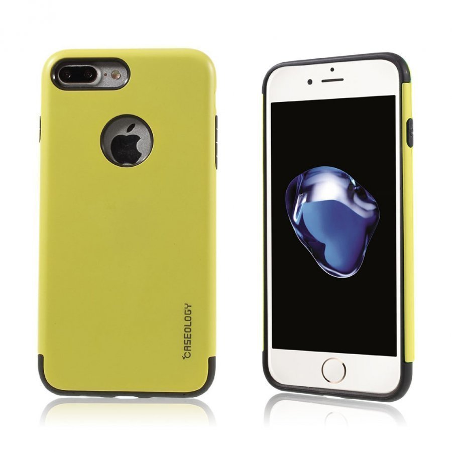 Caseology Iphone 7 Plus Joustava Hybridi Muovikuori Keltainen