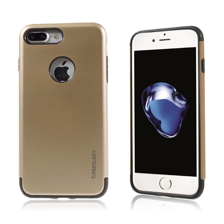Caseology Iphone 7 Plus Joustava Hybridi Muovikuori Kulta