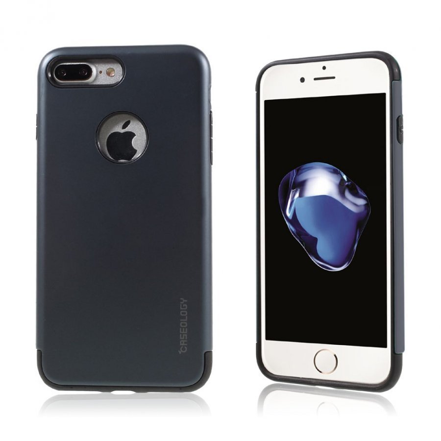 Caseology Iphone 7 Plus Joustava Hybridi Muovikuori Tummansininen