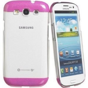 Celly Glamme Glitter Case for Samsung Galaxy SIII Pink