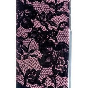 Celly Glamme Lace Case iPhone 5 Pink