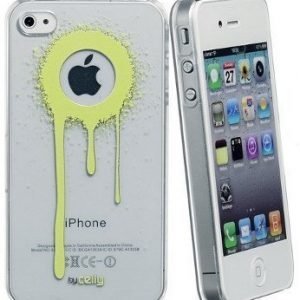 Celly Graffiti Drips Case for iPhone 4/4S Green
