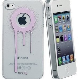 Celly Graffiti Drips Case for iPhone 4/4S Pink