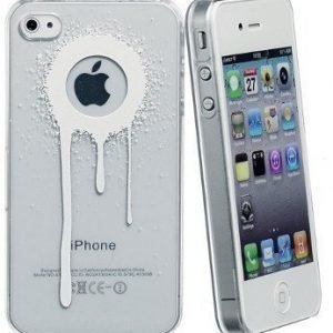Celly Graffiti Drips Case for iPhone 4/4S White
