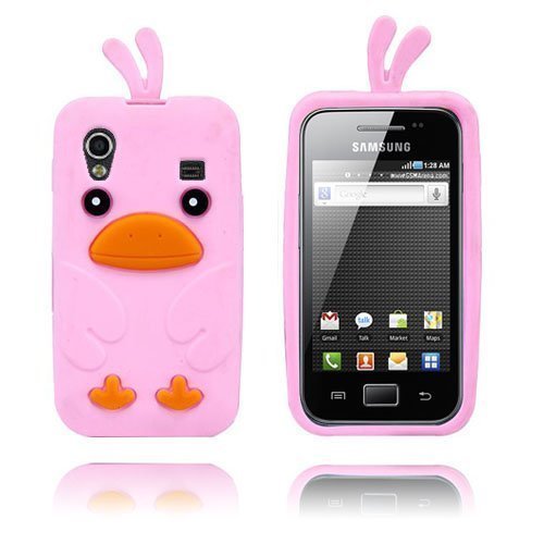 Chicken Vaaleanpunainen Samsung Galaxy Ace Suojakuori