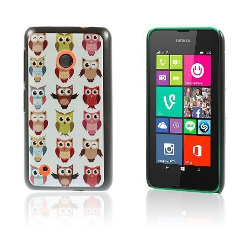 Christensen Edge Nokia Lumia 530 Kova Suojakuori Useat Pöllöt