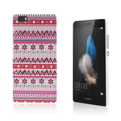 Christensen Kuvioitu Huawei Ascend P8 Lite Kuori Lumihiutale Heimo Kuvio