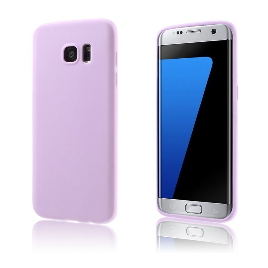 Christensen Samsung Galaxy S7 Edge Joustava Geeli Muovikuori Violetti