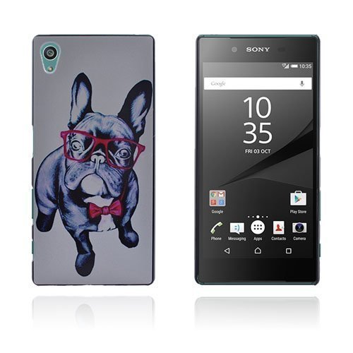 Christensen Sony Xperia Z5 Kuori Mopsi Jolla On Silmälasit