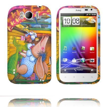 Classic Cartoon Possu Htc Sensation Xl Silikonikuori