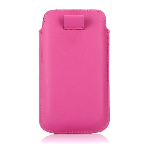 Classic Nahkainen Samsung Galaxy S3 Suojatasku Kuuma Pinkki