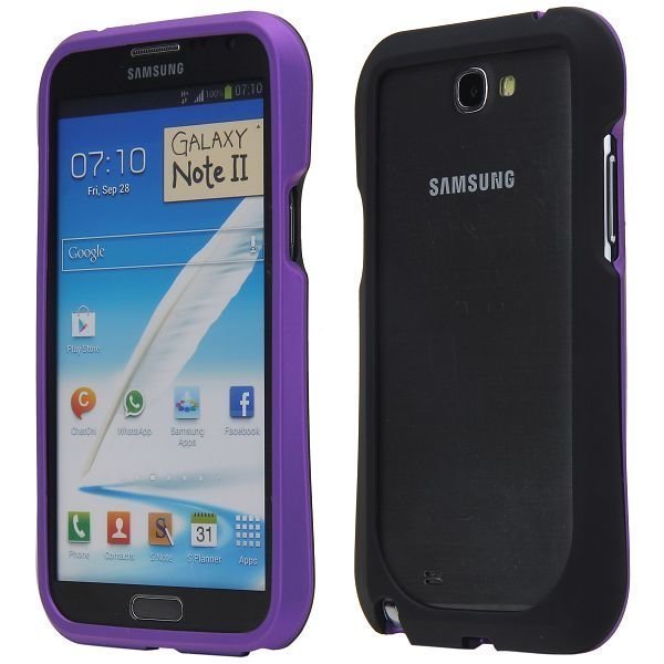 Click-On Violetti Samsung Galaxy Note 2 Hard Bumper