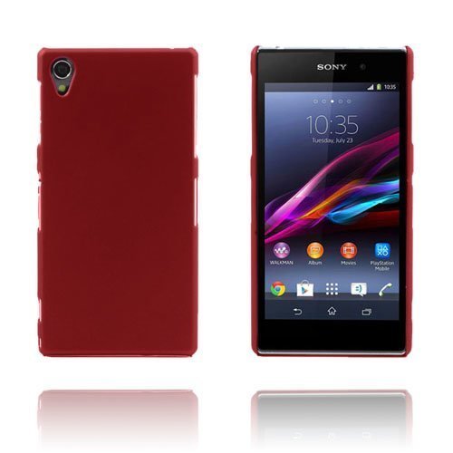 Color Case Sony Xperia Z1 Suojakuori Punainen