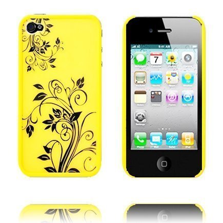 Color Garden Keltainen Iphone 4 Suojakuori
