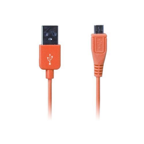 Colored Oranssi 1m Micro Usb Data- Ja Latauskaapeli Älypuhelimille