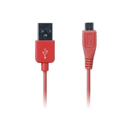 Colored Punainen 1m Micro Usb Data- Ja Latauskaapeli Älypuhelimille